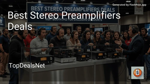 9 Best Stereo Preamplifiers Deals in 2026 image
