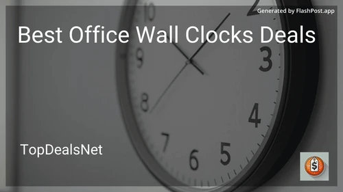 9 Best Office Wall Clocks Deals in 2025 image