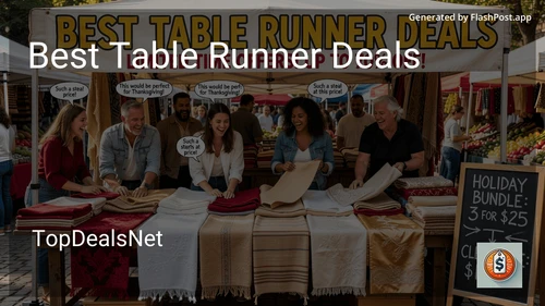 7 Best Table Runner Deals in 2026 image
