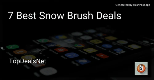 7 Best Snow Brush Deals in 2025 preview
