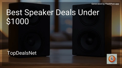 8 Best Speaker Deals Under $1000 in 2025 image
