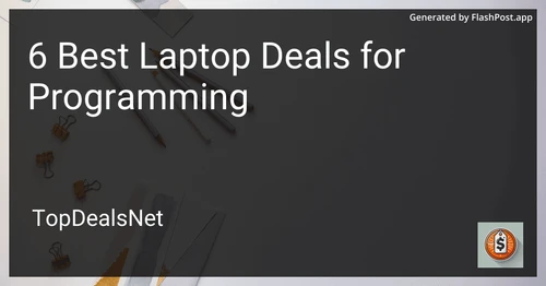 6 Best Laptop Deals for Programming in 2025 image