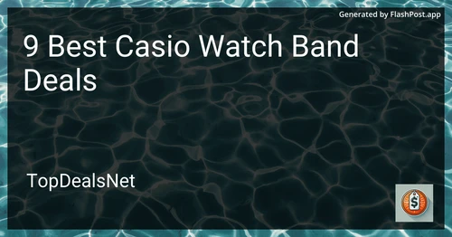 9 Best Casio Watch Band Deals in 2025 preview