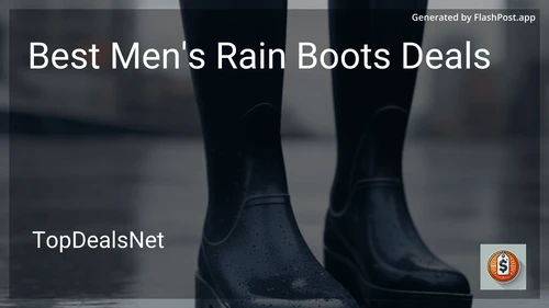 9 Best Men's Rain Boots Deals in 2025 image