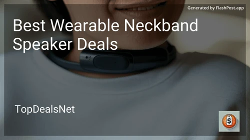 6 Best Wearable Neckband Speaker Deals in 2025 image