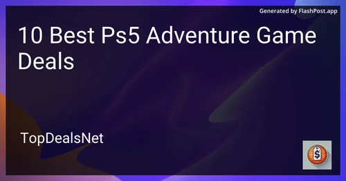 10 Best PS5 Adventure Game Deals in 2025 image