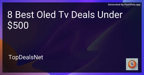 8 Best OLED TV Deals Under $500 in 2025 image