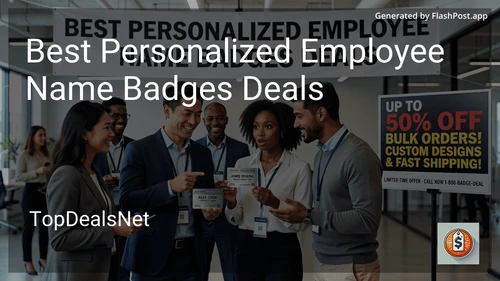 10 Best Personalized Employee Name Badges Deals in 2026 image