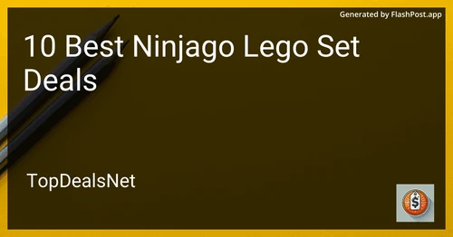 10 Best Ninjago Lego Set Deals in 2025 preview
