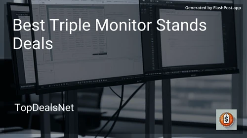 7 Best Triple Monitor Stands Deals in 2025 image