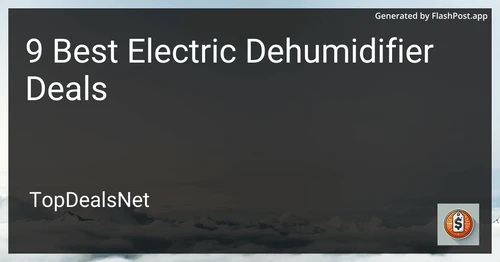 9 Best Electric Dehumidifier Deals in 2025 image