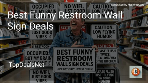 10 Best Funny Restroom Wall Sign Deals in 2026 image