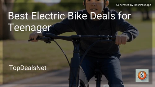 7 Best Electric Bike Deals for Teenager in 2025 image