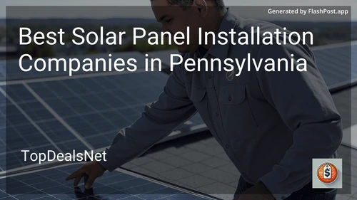 1 Best Solar Panel Installation Companies in Pennsylvania in 2025 image