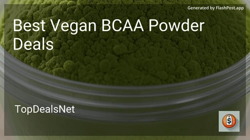 9 Best Vegan BCAA Powder Deals in 2026 image