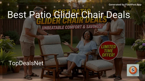 9 Best Patio Glider Chair Deals in 2026 image