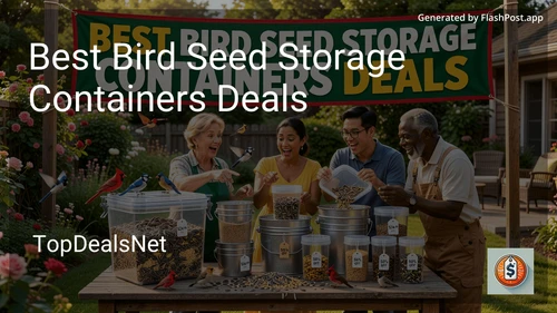 6 Best Bird Seed Storage Containers Deals in 2026 image