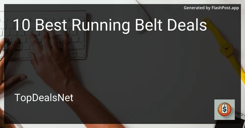 10 Best Running Belt Deals in 2025 image
