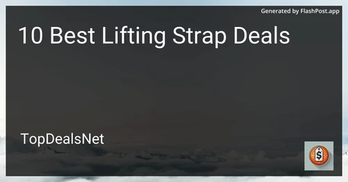 9 Best Lifting Strap Deals in 2025 preview
