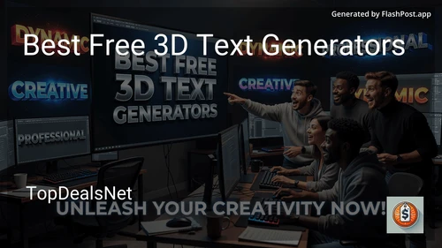 6 Best Free 3D Text Generators in 2026 image