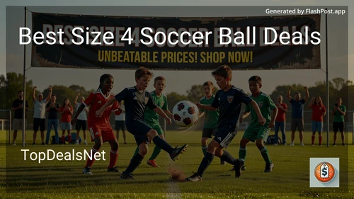 8 Best Size 4 Soccer Ball Deals in 2026 image