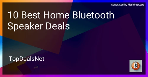 10 Best Home Bluetooth Speaker Deals in 2025 preview