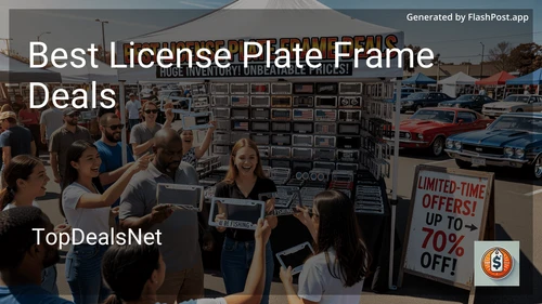 10 Best License Plate Frame Deals in 2026 image