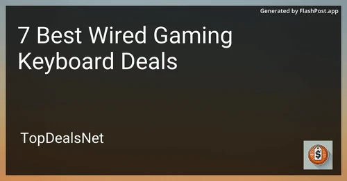 7 Best Wired Gaming Keyboard Deals in 2025 preview