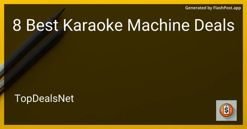 8 Best Karaoke Machine Deals in 2025 preview