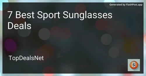 7 Best Sport Sunglasses Deals in 2025 image