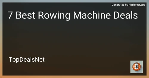 7 Best Rowing Machine Deals in 2025 preview