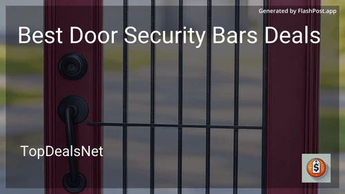 10 Best Door Security Bars Deals in 2025 image