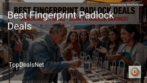 9 Best Fingerprint Padlock Deals in 2026 image