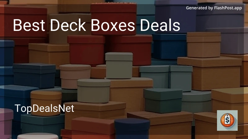 8 Best Deck Boxes Deals in 2026 preview