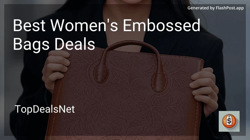 6 Best Women's Embossed Bags Deals in 2026 preview