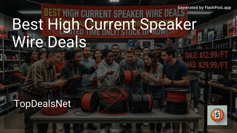 7 Best High Current Speaker Wire Deals in 2026 preview