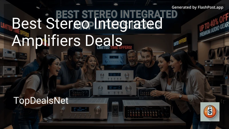 8 Best Stereo Integrated Amplifiers Deals in 2026 preview