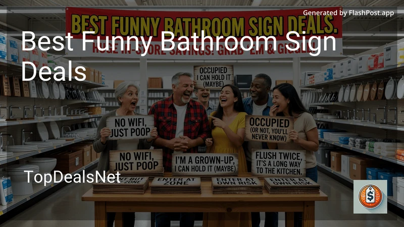 9 Best Funny Bathroom Sign Deals in 2026 preview