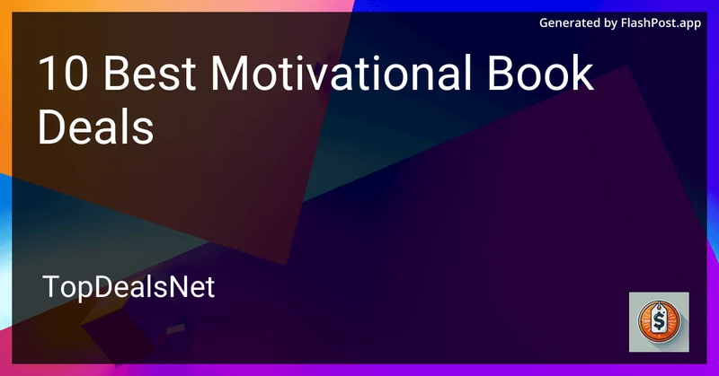 10 Best Motivational Book Deals in 2026 preview