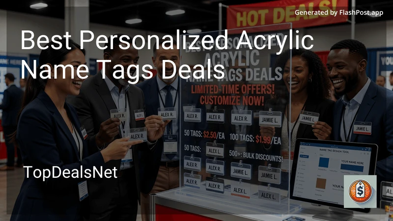 8 Best Personalized Acrylic Name Tags Deals in 2026 preview