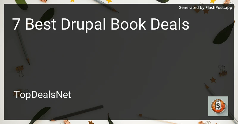 7 Best Drupal Book Deals in 2026 preview