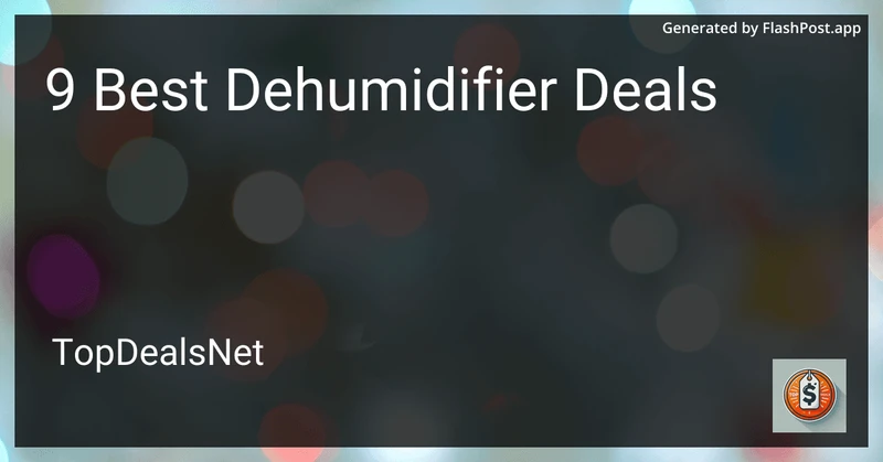 9 Best Dehumidifier Deals in 2026 preview