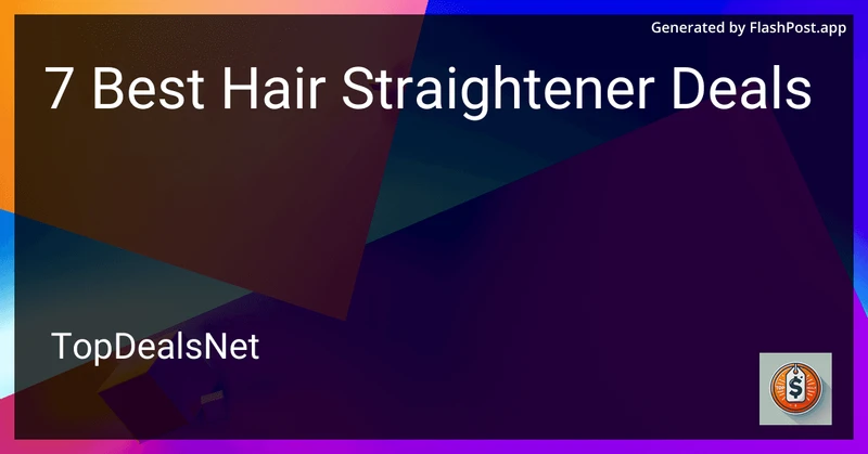 7 Best Hair Straightener Deals in 2026 preview