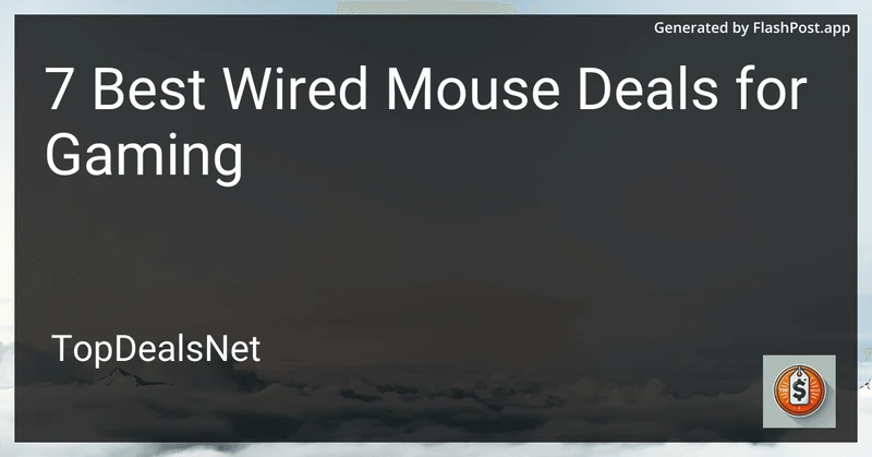 7 Best Wired Mouse Deals for Gaming in 2026 preview