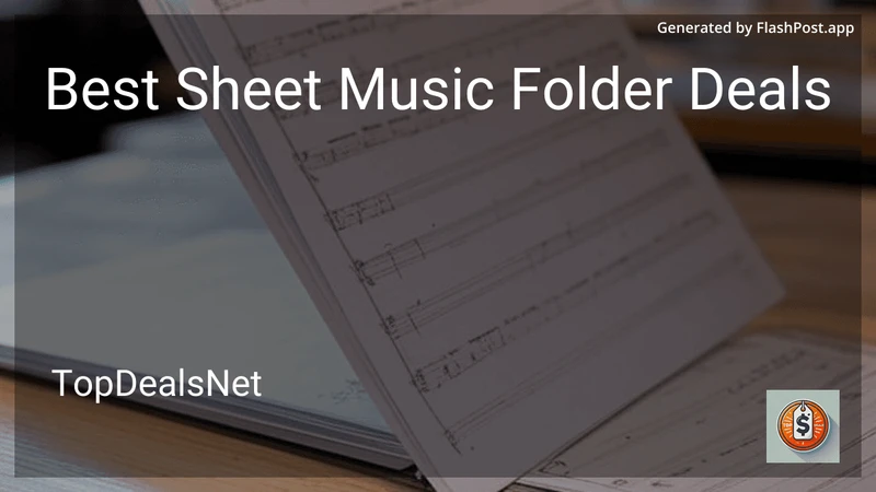 6 Best Sheet Music Folder Deals in 2026 preview