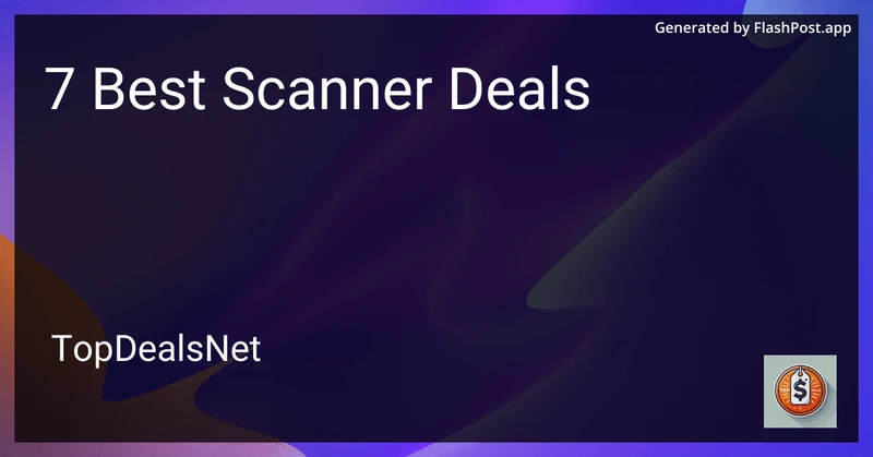 7 Best Scanner Deals in 2026 preview