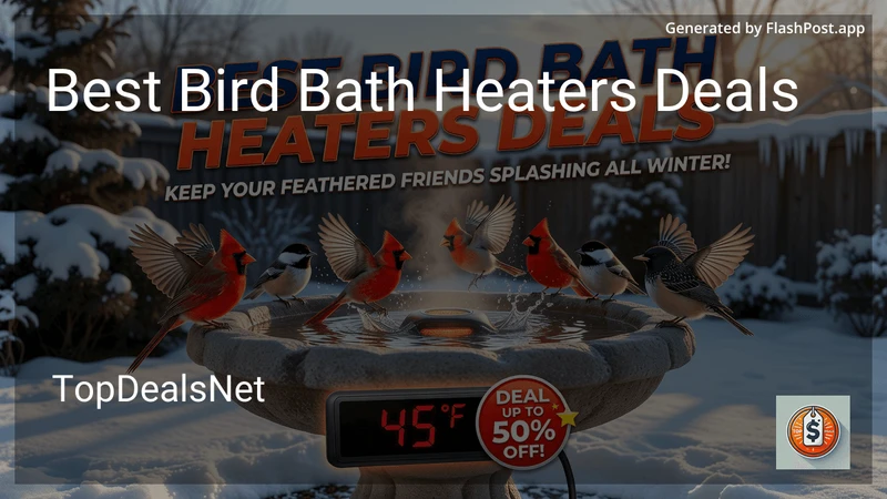 7 Best Bird Bath Heaters Deals in 2026 preview