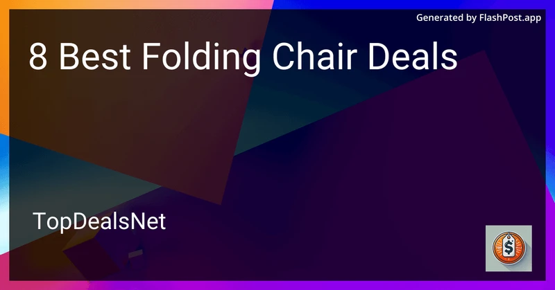 8 Best Folding Chair Deals in 2026 preview