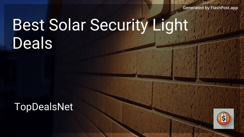 8 Best Solar Security Light Deals in 2026 preview