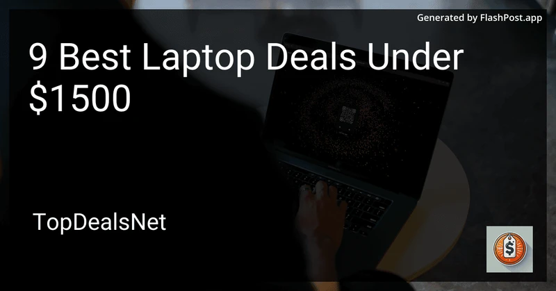 9 Best Laptop Deals Under $1500 in 2026 preview